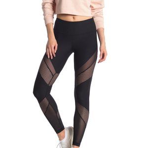 Black Mesh Leggings